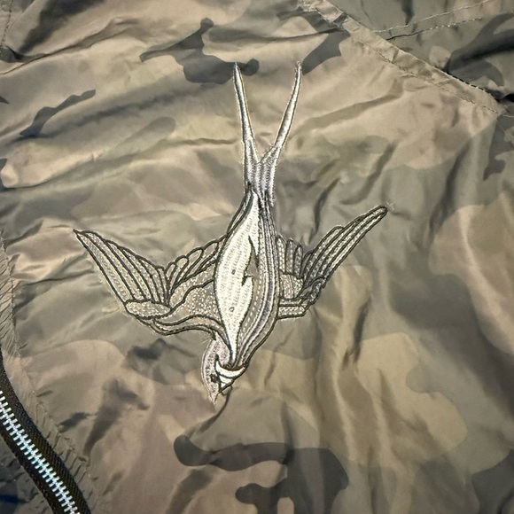 Camo Bomber Jacket x Rock & Republic XL - Picture 4 of 7
